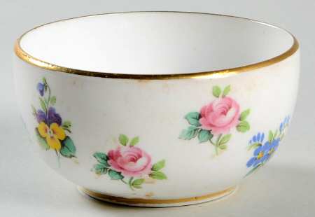 Rose Pansy Mini Open Sugar Bowl