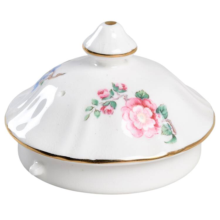 Springtime (Scalloped, Embossed) Lid for Teapot
