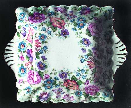 Springtime (Scalloped, Embossed) Sweet Meat Dish