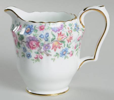 Springtime (Scalloped, Embossed) Creamer