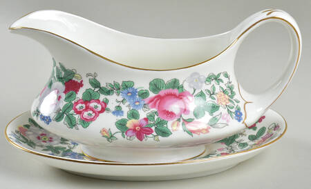 Thousand Flowers Gravy Boat & Underplate