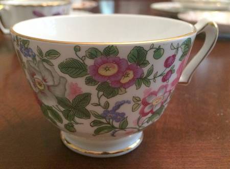 Thousand Flowers Footed Cup