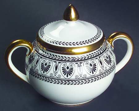 Victoria Black Sugar Bowl & Lid