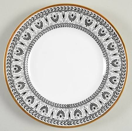 Victoria Black Dessert/Pie Plate