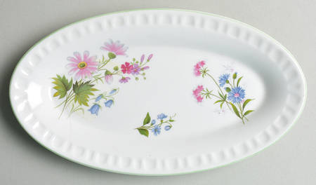 Wild Flowers Tray for Mini Creamer & Open Sugar