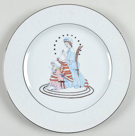 Lovelace Accent Dinner Plate