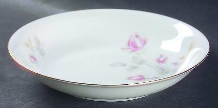 Wedding Roses (Gold Trim) Coupe Soup Bowl by Crown Royal