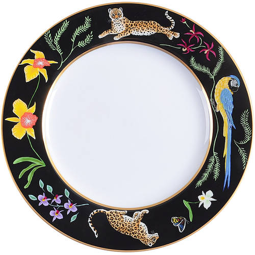 Jaguar Jungle 5 Piece Place Setting by Lynn Chase | Replacements, Ltd.