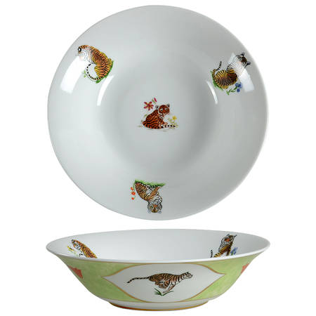 Tiger Raj 10" Round Vegetable Bowl