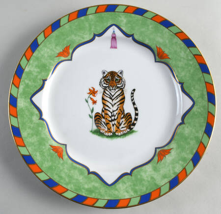 Tiger Raj Service Plate (Charger)