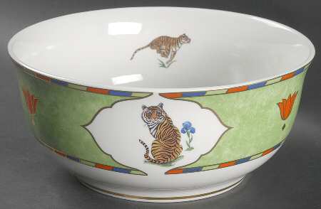 Tiger Raj 8" Round Vegetable Bowl