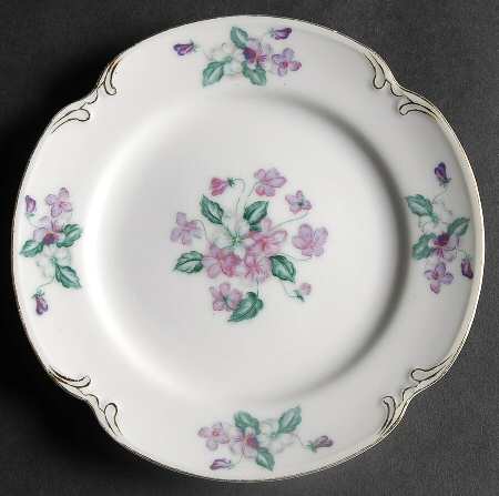 Viola Bread & Butter Plate