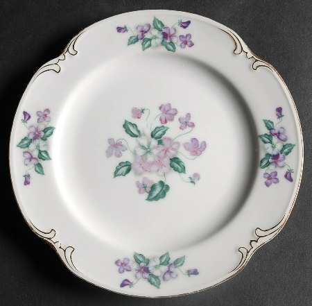 Viola Salad Plate