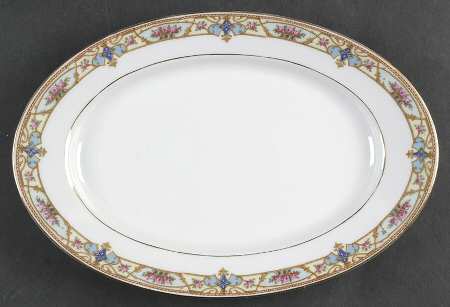 2261 11" Oval Serving Platter by Carl Tielsch