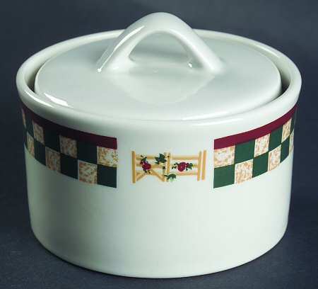 Country Inn Collection Sugar Bowl & Lid