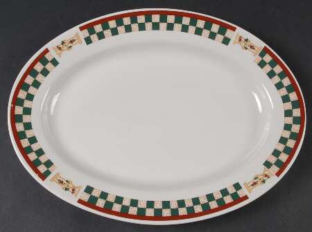 Country Inn Collection 11" Oval Serving Platter