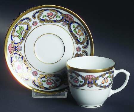 La Maison Du Prince Flat Demitasse Cup & Saucer Set