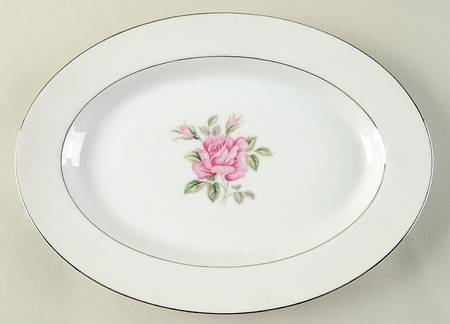Brittany Rose 12" Oval Serving Platter