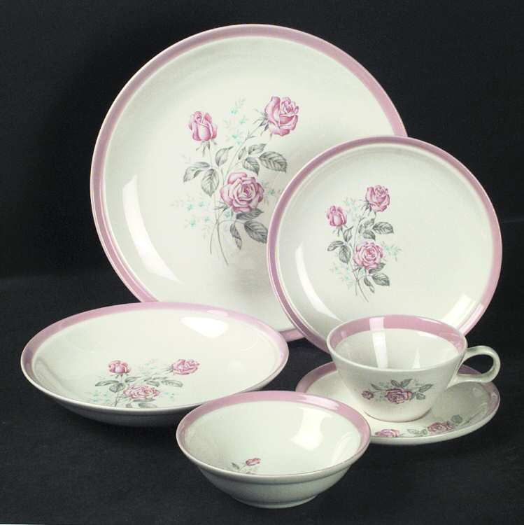 Dixie Rose (No Trim) Coupe Soup Bowl