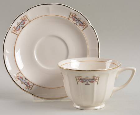 Normandie Footed Cup & Saucer Set
