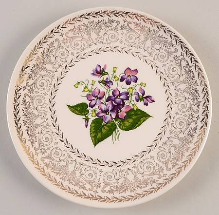 Springviolet Dessert/Pie Plate