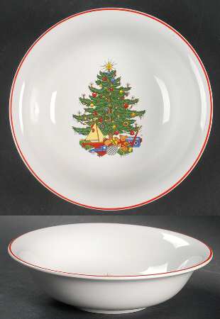 American Christmas Tree (White) Coupe Cereal Bowl