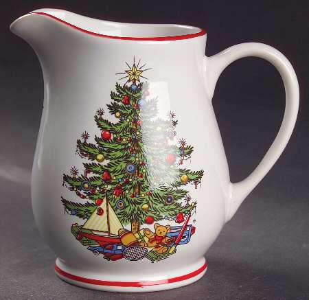 American Christmas Tree (White) Creamer