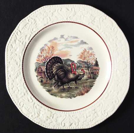 Autumn Salad Plate by Cuthbertson