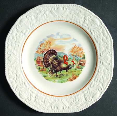 Autumn Bread & Butter Plate
