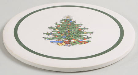 Christmas Tree (Wide Green Band) Trivet