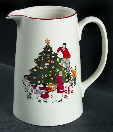 Family Christmas 32 Oz Pitcher