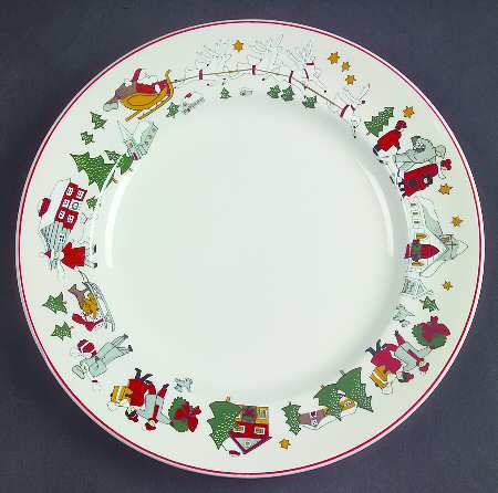 Family Christmas Salad Plate