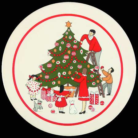 Family Christmas Trivet