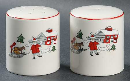 Family Christmas Salt & Pepper Set