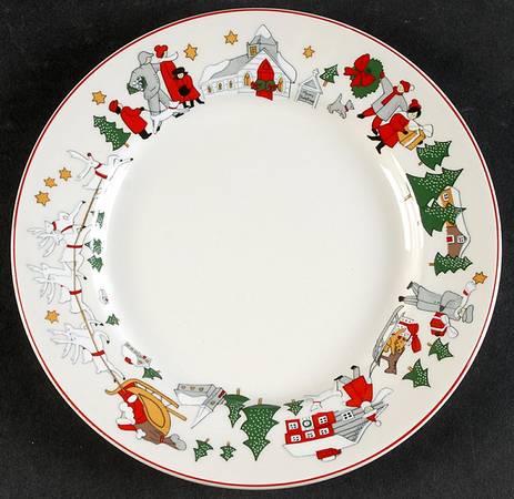 Family Christmas Dessert/Pie Plate