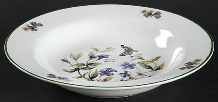 Florabunda (Smooth, Round) Rim Soup Bowl