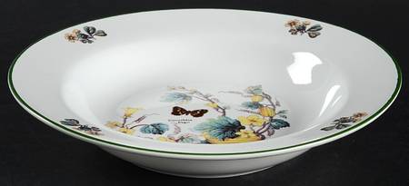Florabunda (Smooth, Round) Rim Soup Bowl