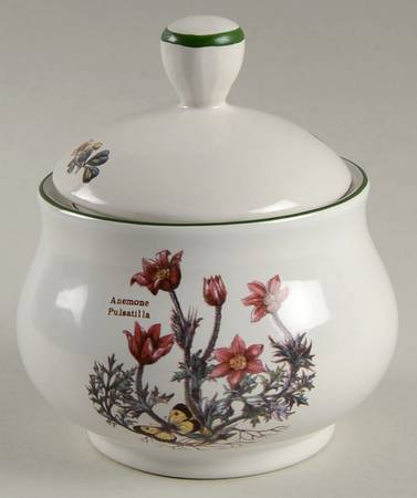 Florabunda (Smooth, Round) Sugar Bowl & Lid