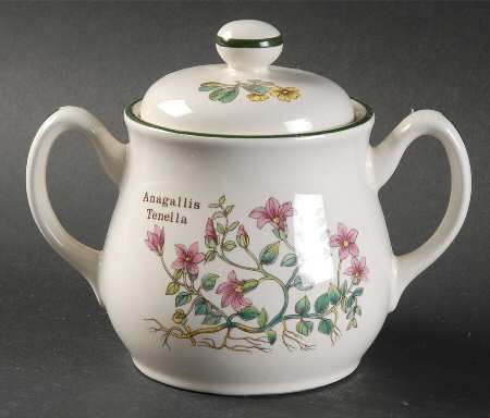 Florabunda (Smooth, Round) Sugar Bowl & Lid