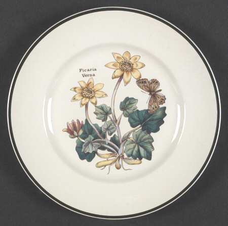 Florabunda (Smooth, Round) Salad Plate