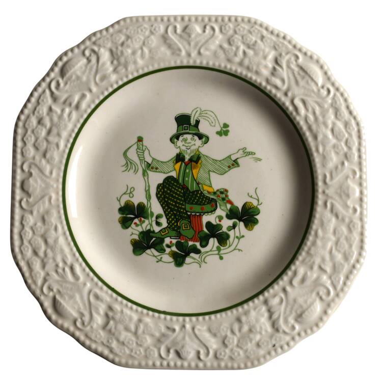 Luck O'The Irish Bread & Butter Plate
