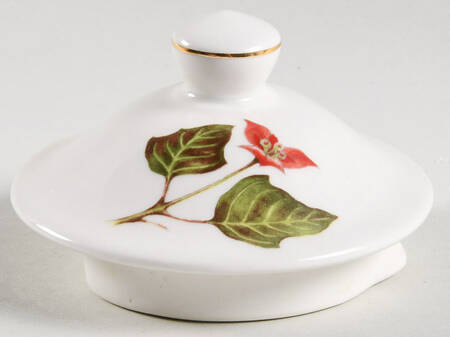 Poinsettia Lid for Teapot