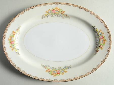 CWJ1 12" Oval Serving Platter