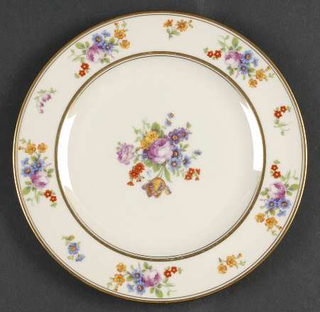 Floral Bouquet Salad Plate
