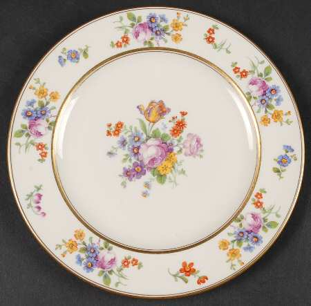 Floral Bouquet Salad Plate