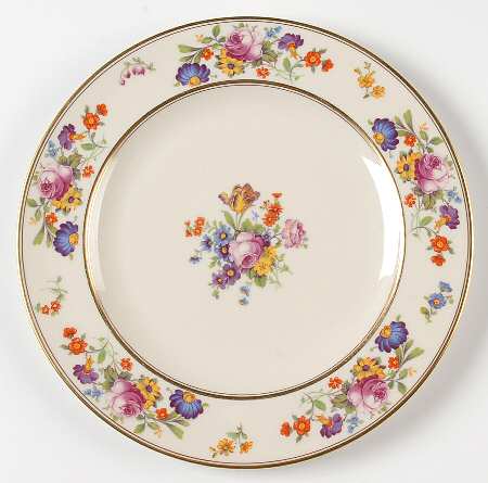 Floral Bouquet Luncheon Plate