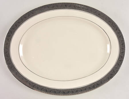 Le'Galon D'Blanc 13" Oval Serving Platter