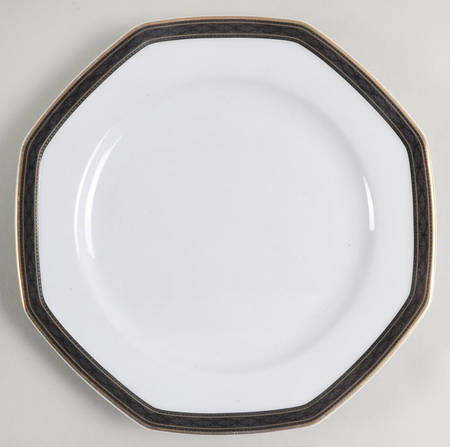 Black Dress Bread & Butter Plate