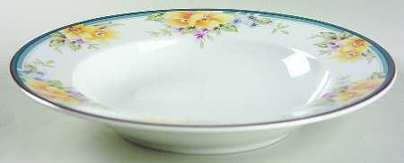 Tranquility Large Rim Soup Bowl
