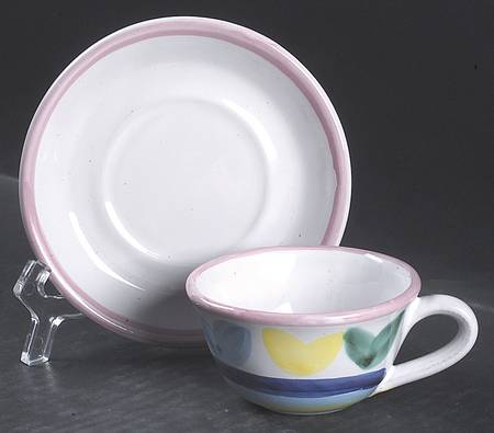 MELISSO Flat Demitasse Cup & Saucer Set